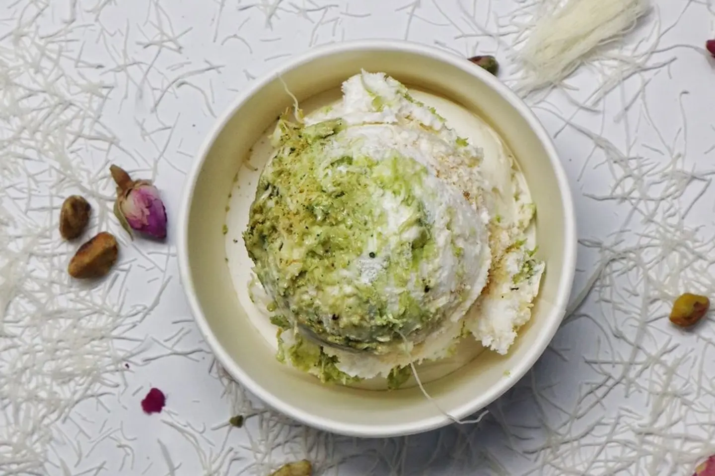 Kunafa Ice Cream - 2 Scoops