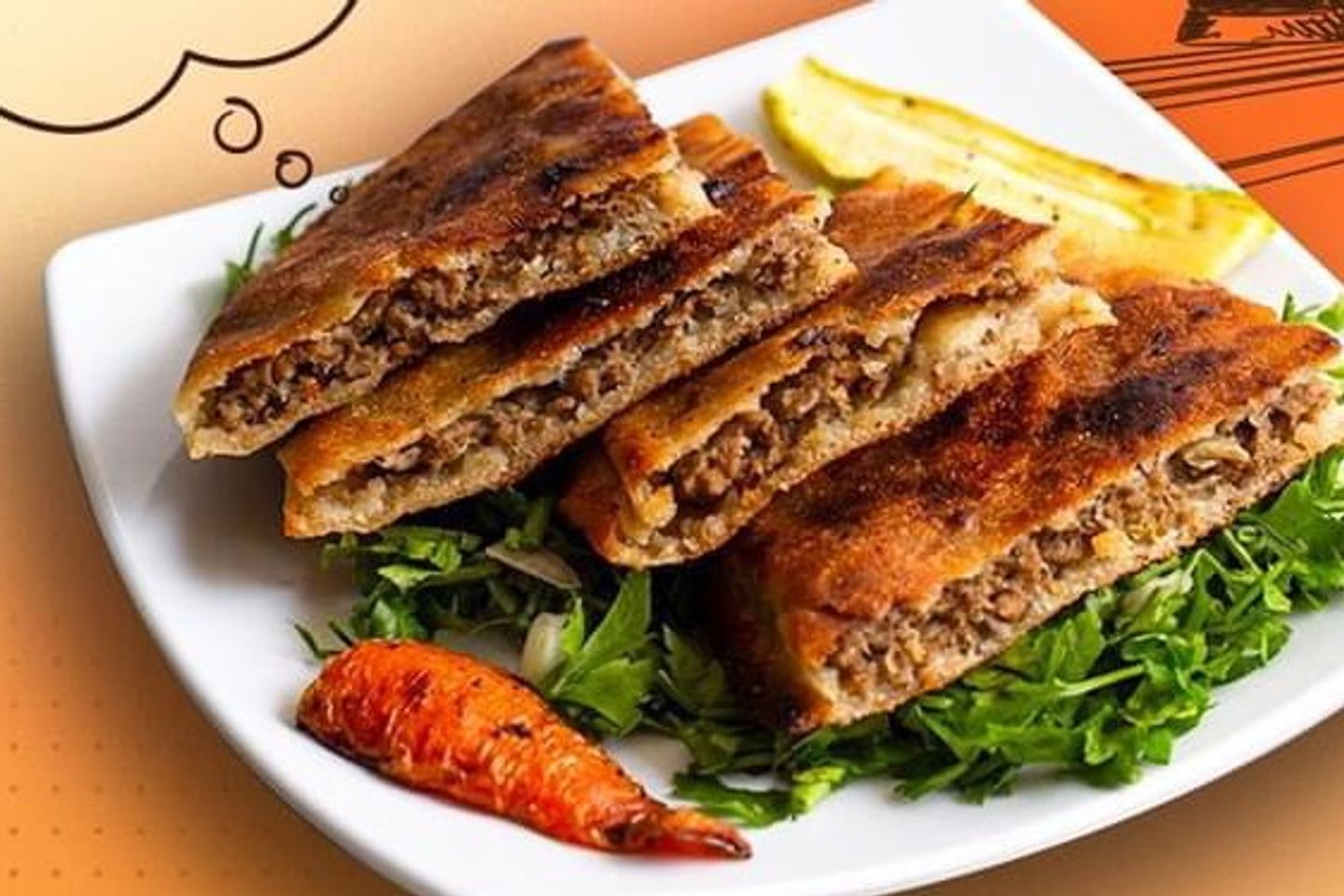 Hawawshi With Meat - Meat