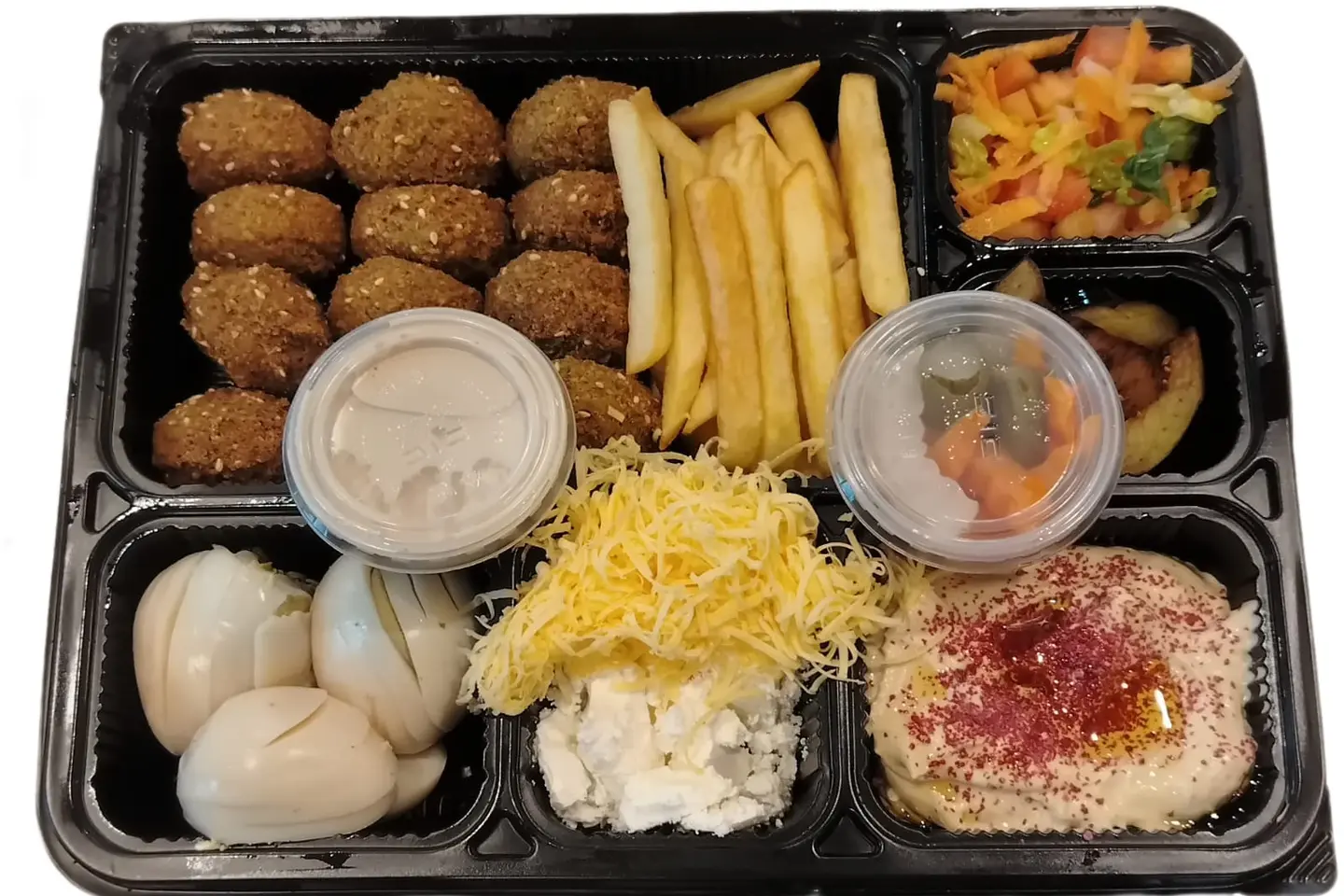 صحن فلافل مشكل - صغير