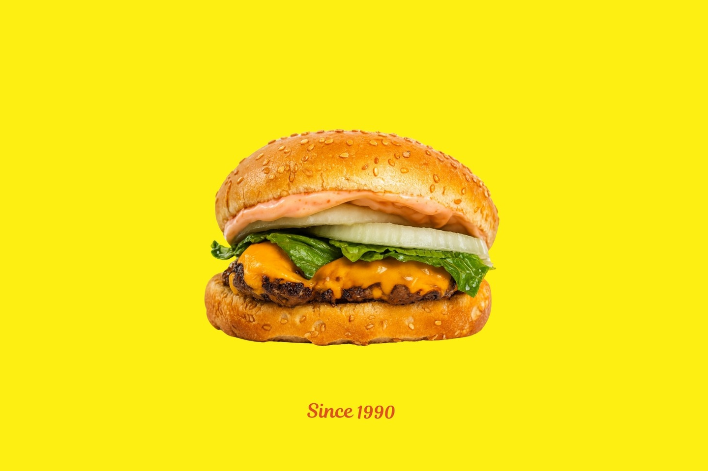 ديلوكس بالجبنة خبز السمسم - ساندوتش