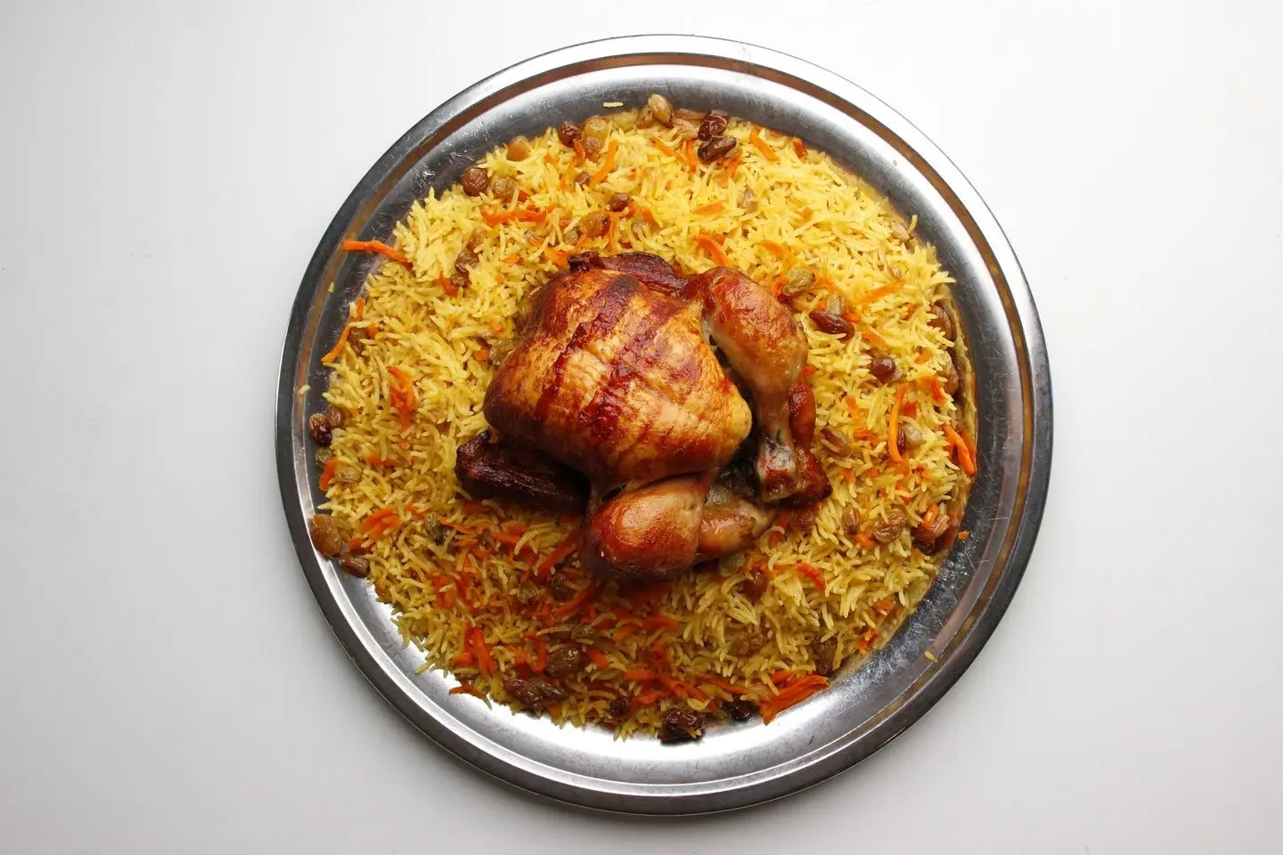 Grilled Chicken With Rice  - Quarter Chicken