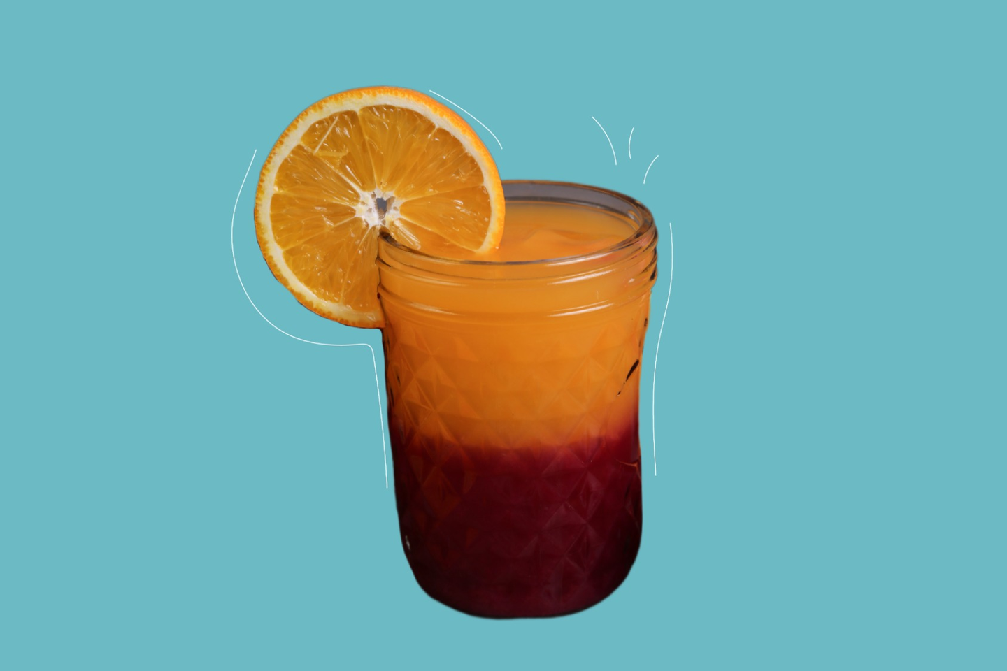 Orange & Pomegrante - Cup