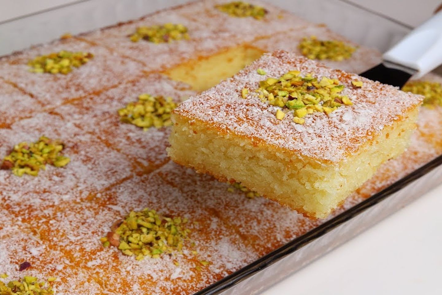 Coconut Basbousa - 1/4 Kg