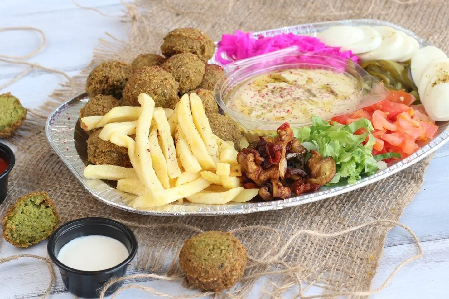 Medium Falafel Plate - Plate