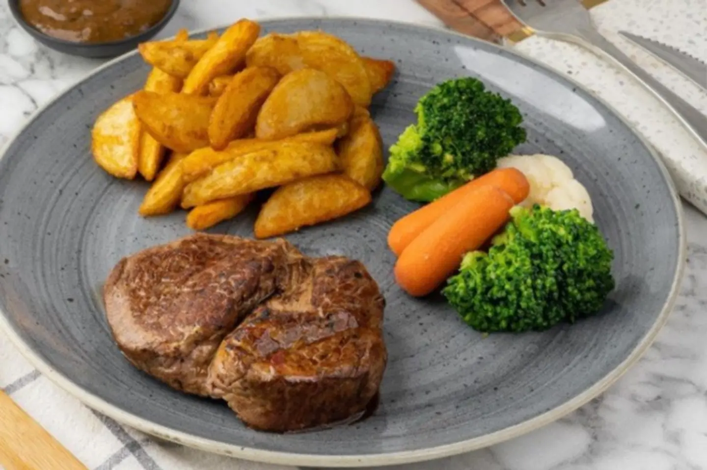 Grilled Steak Without Carb - 100 Gram