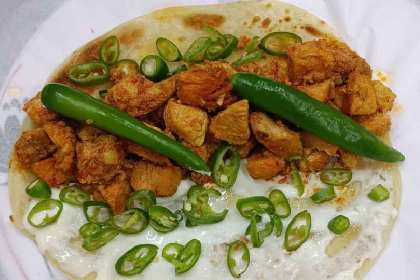 Chicken Indian Bread - Indian Bread