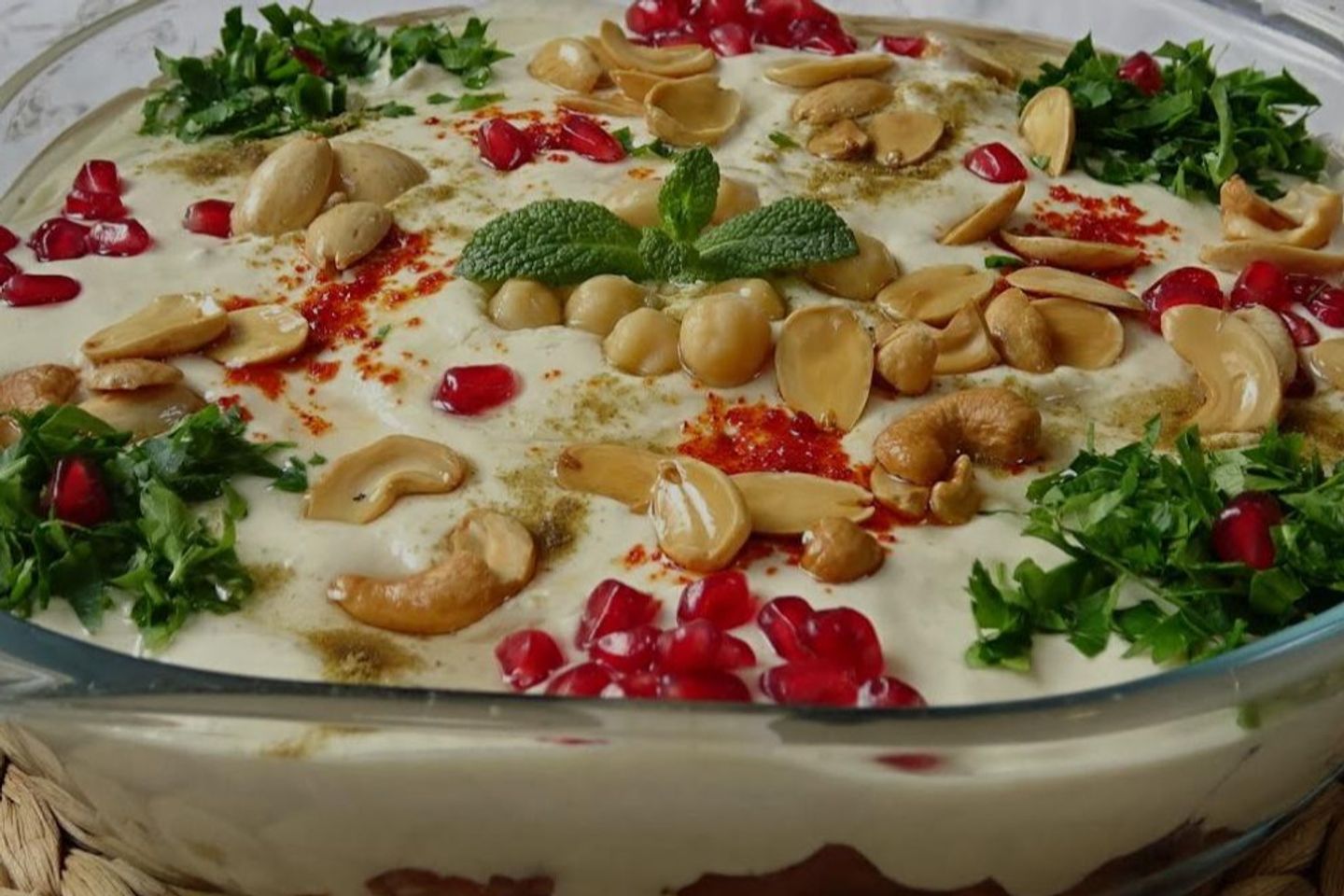 Syrian Fatteh With Olive Oil - Large