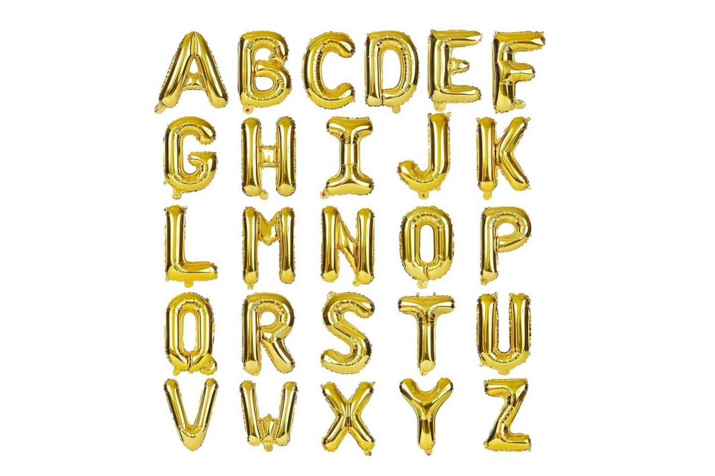 بالونات فويل حروف ذهبية - ان