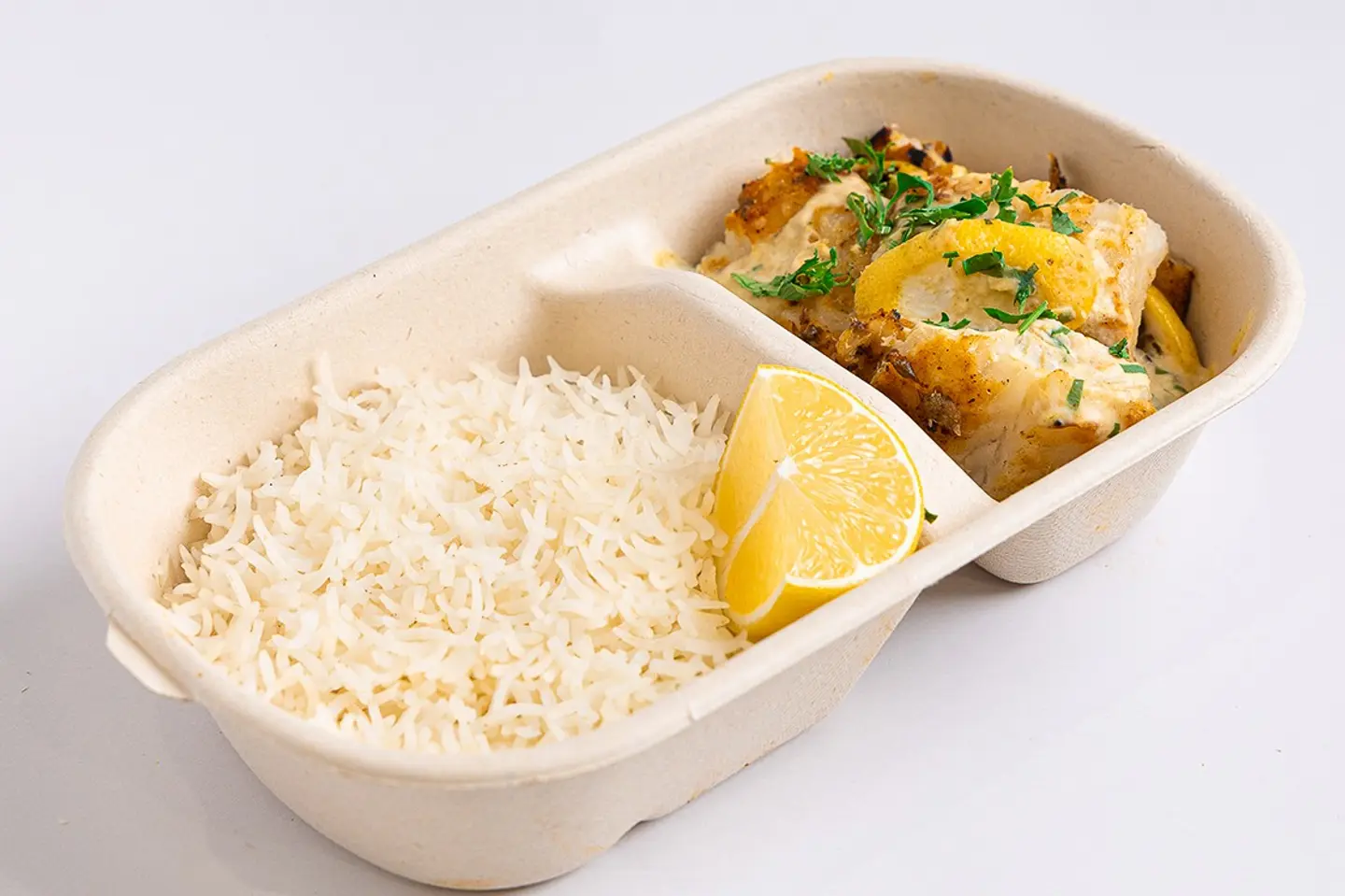 فيليه السمك مع رز - ١٠٠ جرام