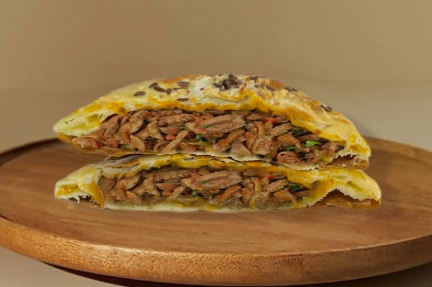 مخبوزه مقلقل لحم بلدي - دقيق ابيض