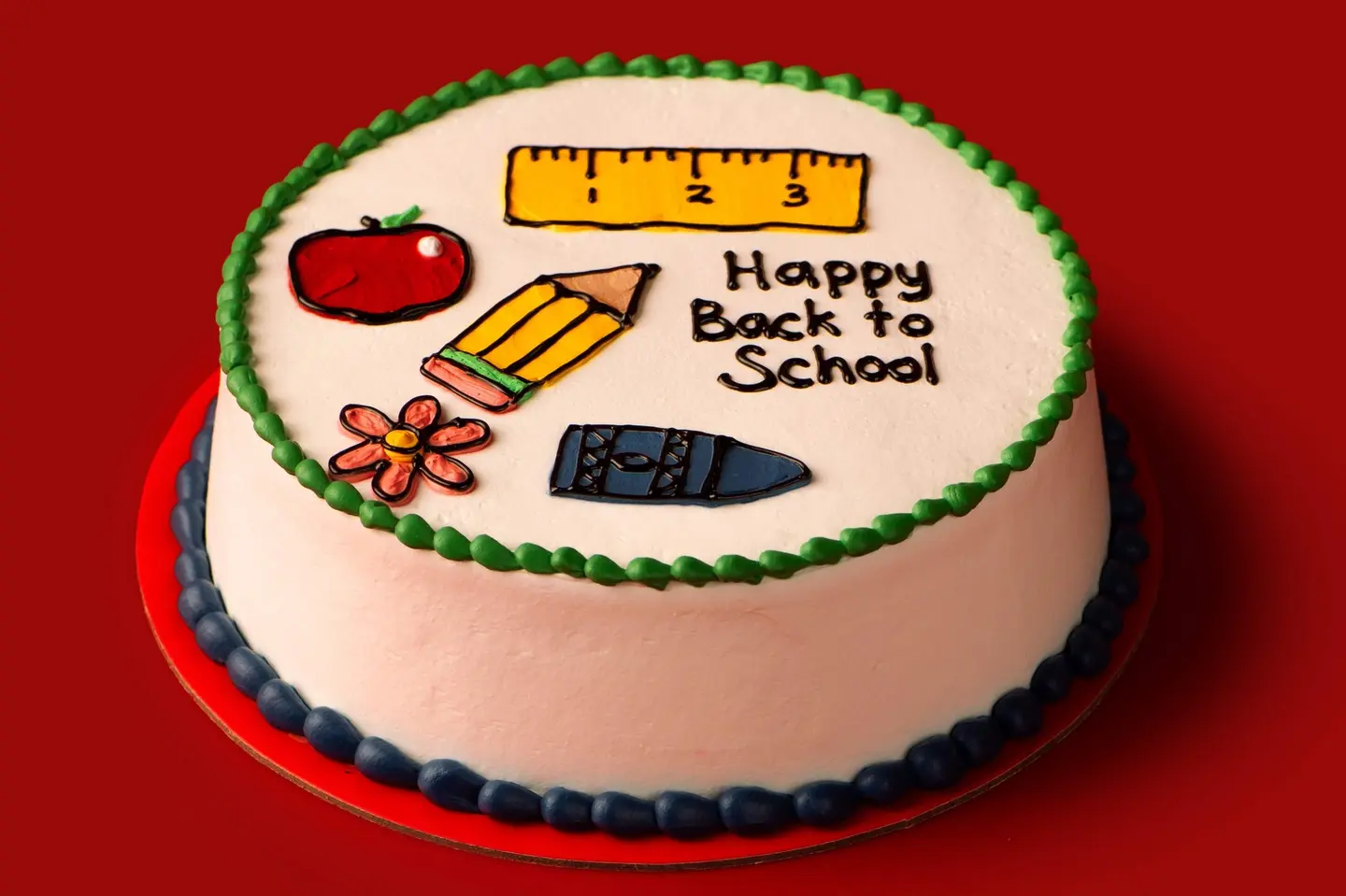 Back To School Cake A - Chocolate