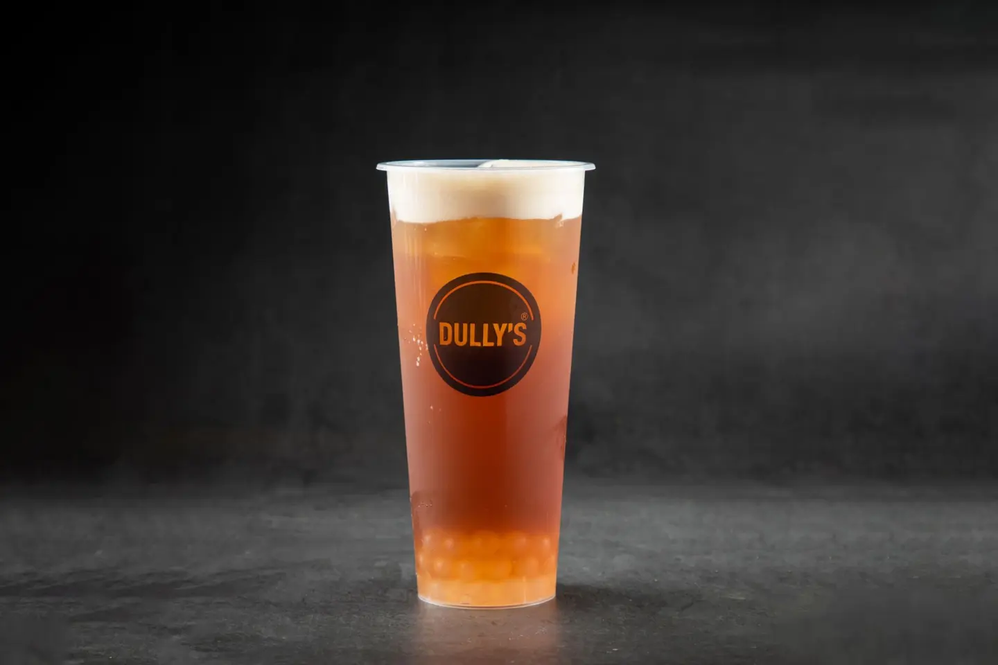 Iced Peach Jasmine Boba Tea - Medium