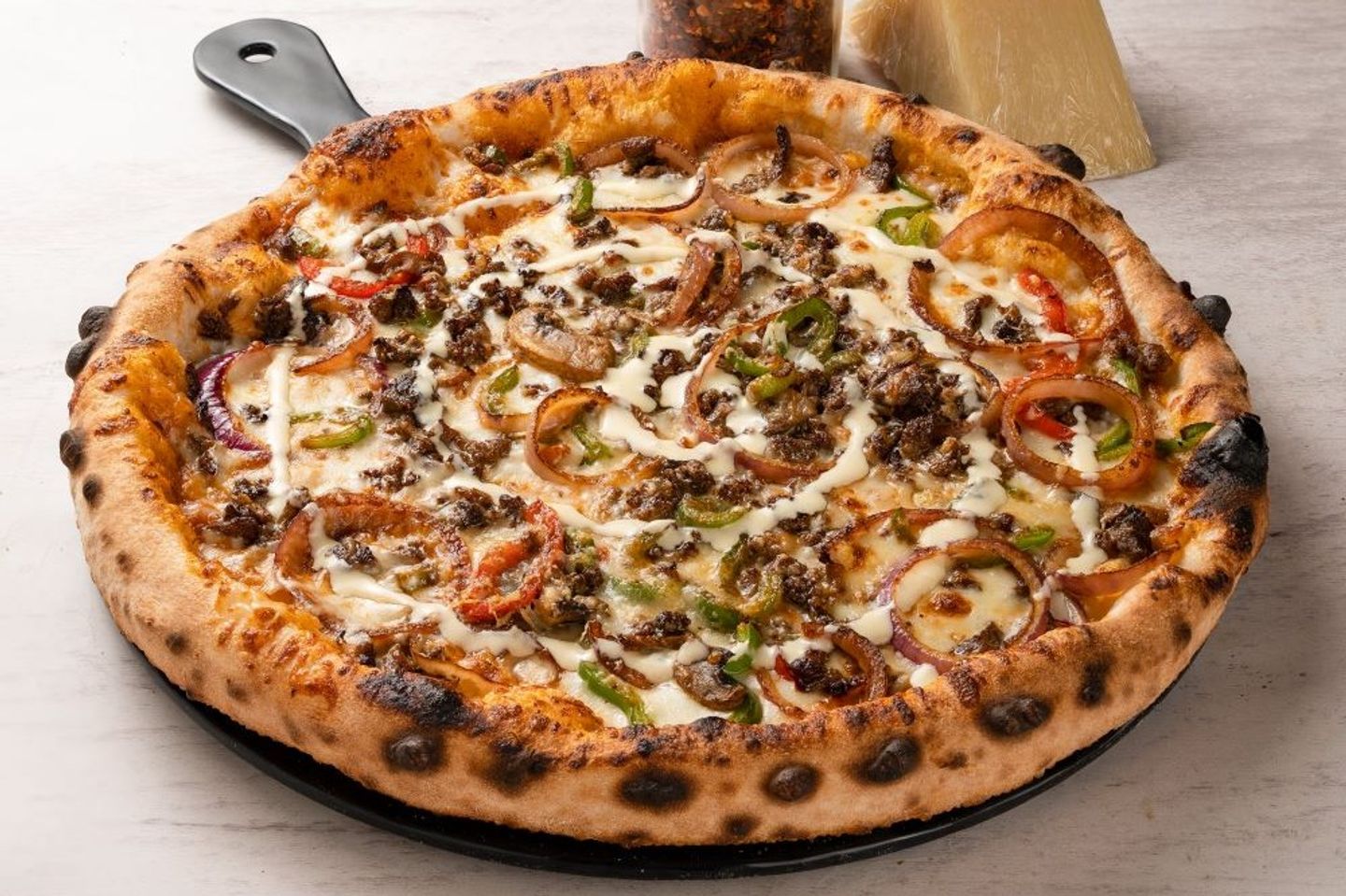 Philly Cheese Steak Pizza - Medium