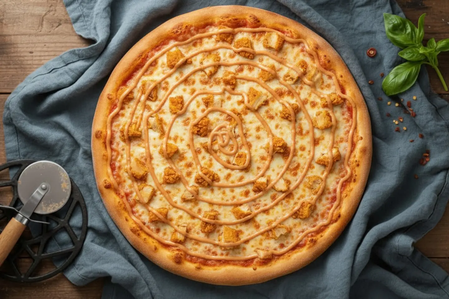 Crispy Chicken Pizza - Medium Size