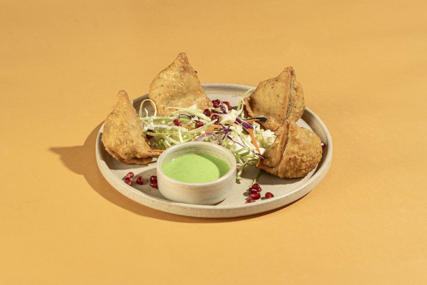 Indian Samosa With Vegetables - Four Pills