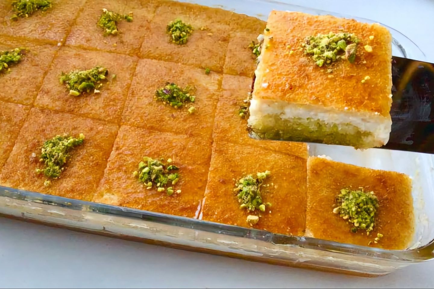 بسبوسة بالقشطة - ربع كيلو
