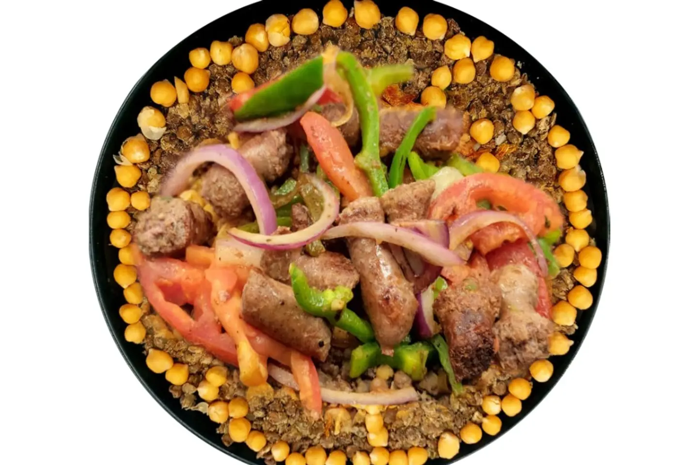 كشرى بالسجق  - صغير