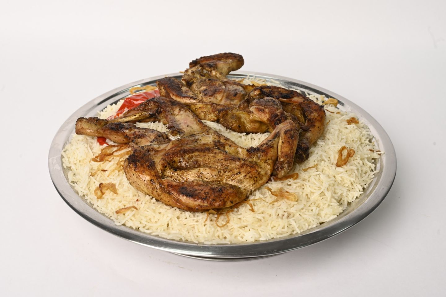 Whole Madhbi Chicken - Mandi Rice