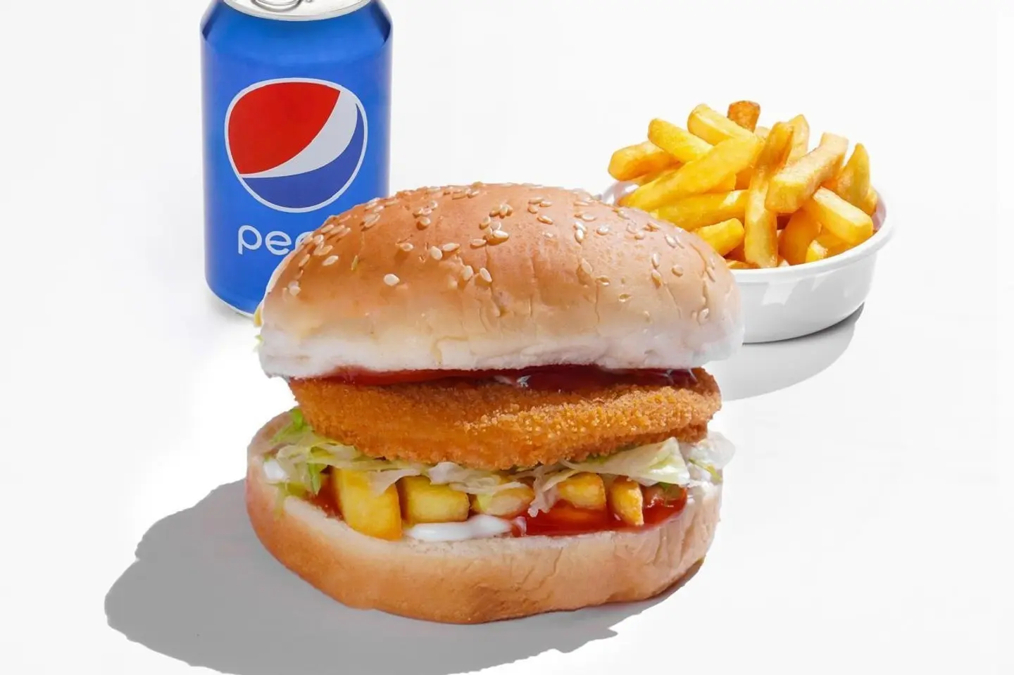Chicken Burger Meal - Regular
