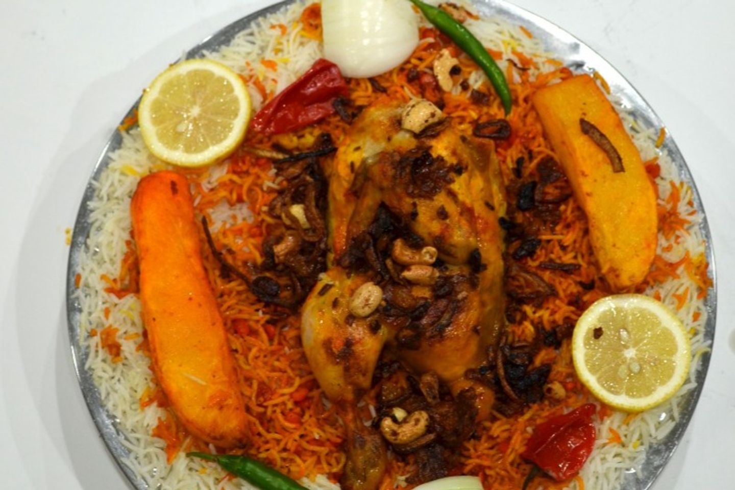 Kuwaiti Makboos And Peshawar Rice - Half Chicken