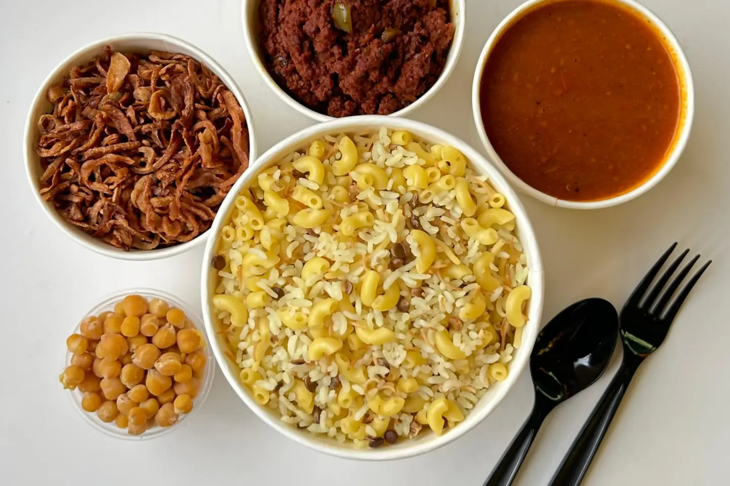 Minced Meat Kushari  - Large