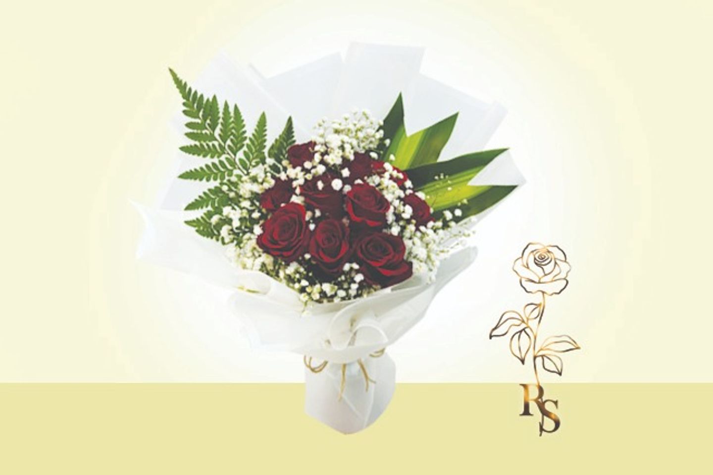 302 R Whisper Of Love Red - 10 Roses