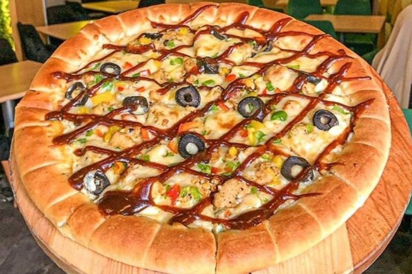 دجاج باربكيو - وسط