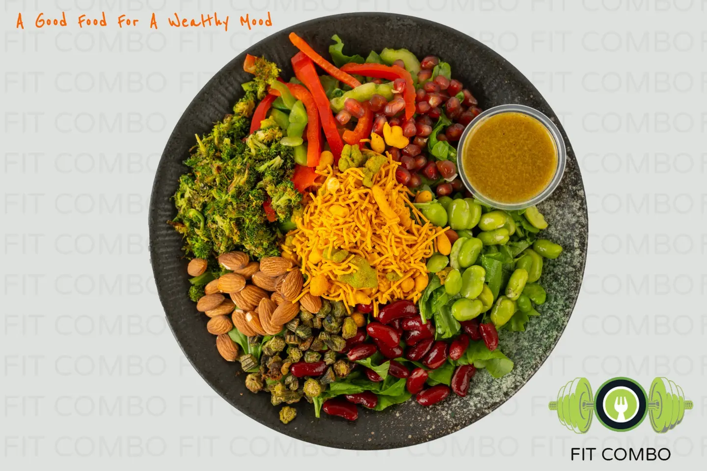 Protein Salad - Mix Sauce With Salad