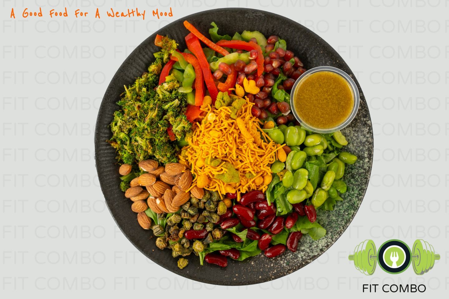 Protein Salad - Mix Sauce With Salad