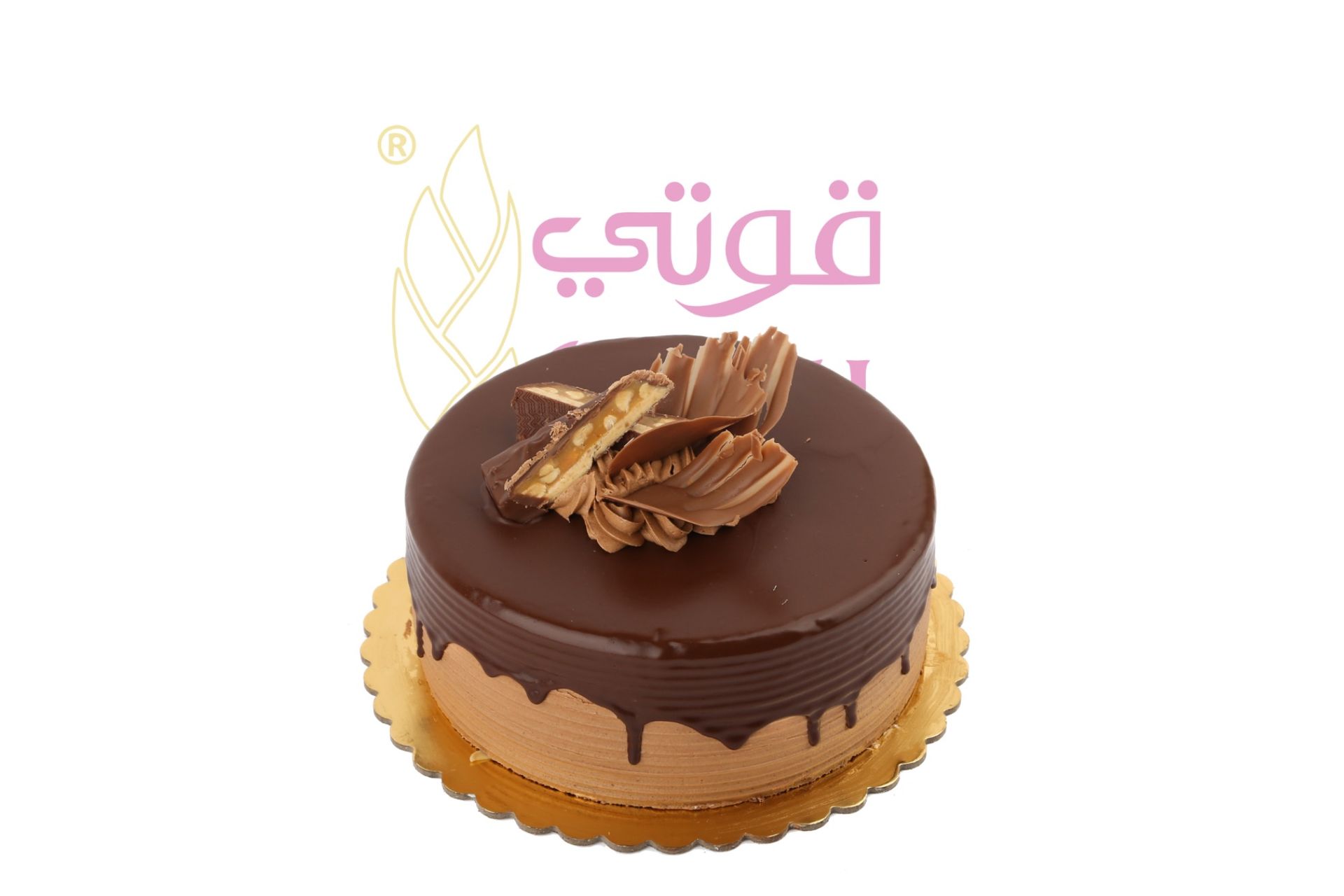 كيك سنيكرز دائري - كبير