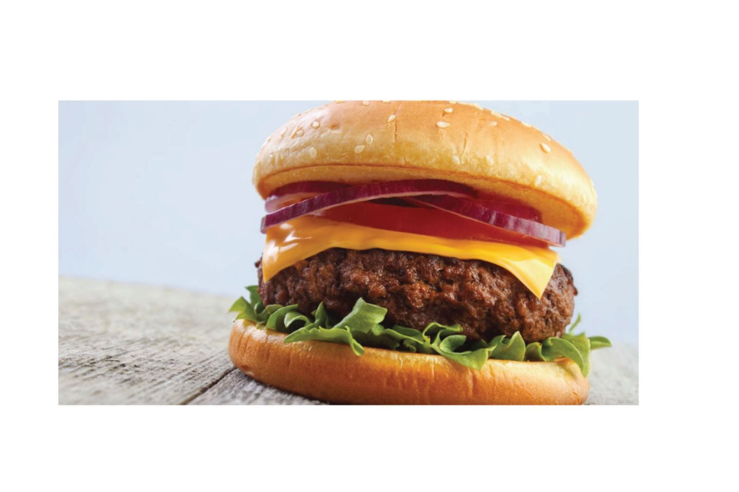 Charcoal Grilled Beef Burger - A Meal