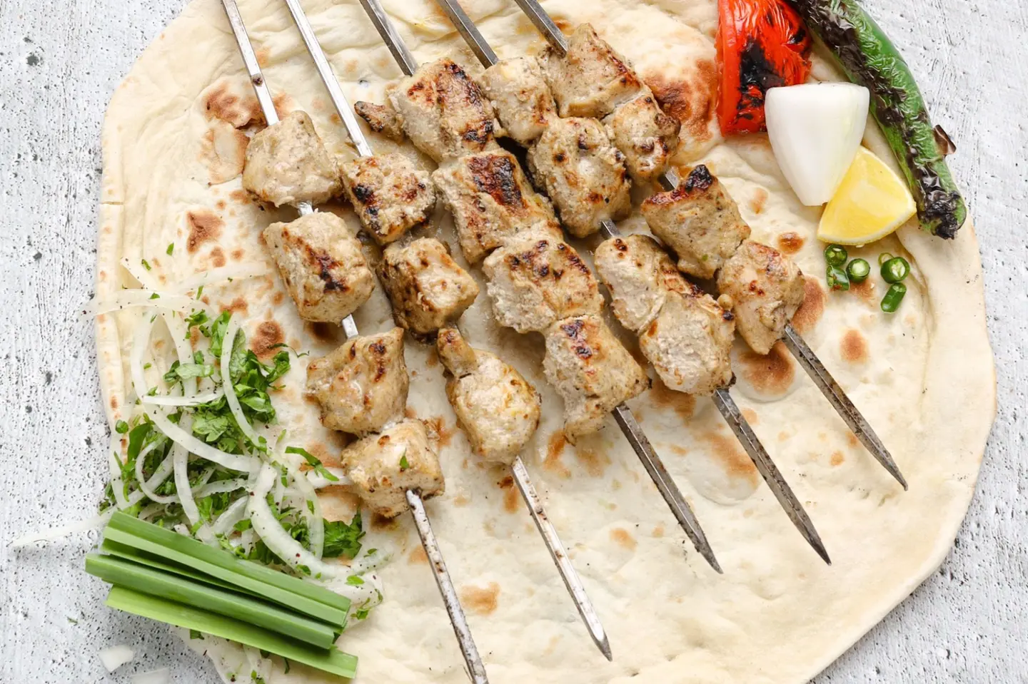 تكة دجاج بالكريمة - صحن