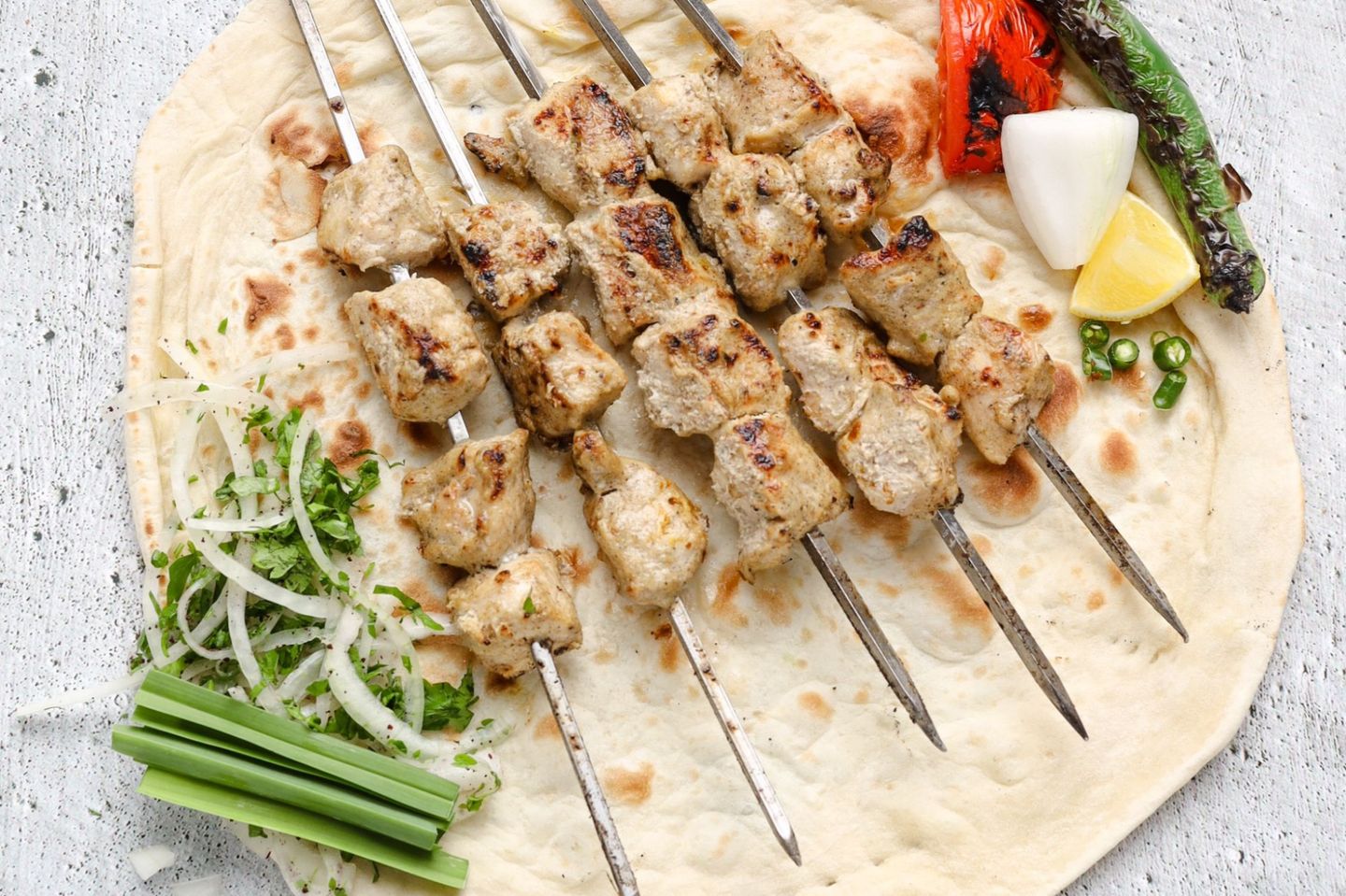 تكة دجاج بالكريمة - صحن