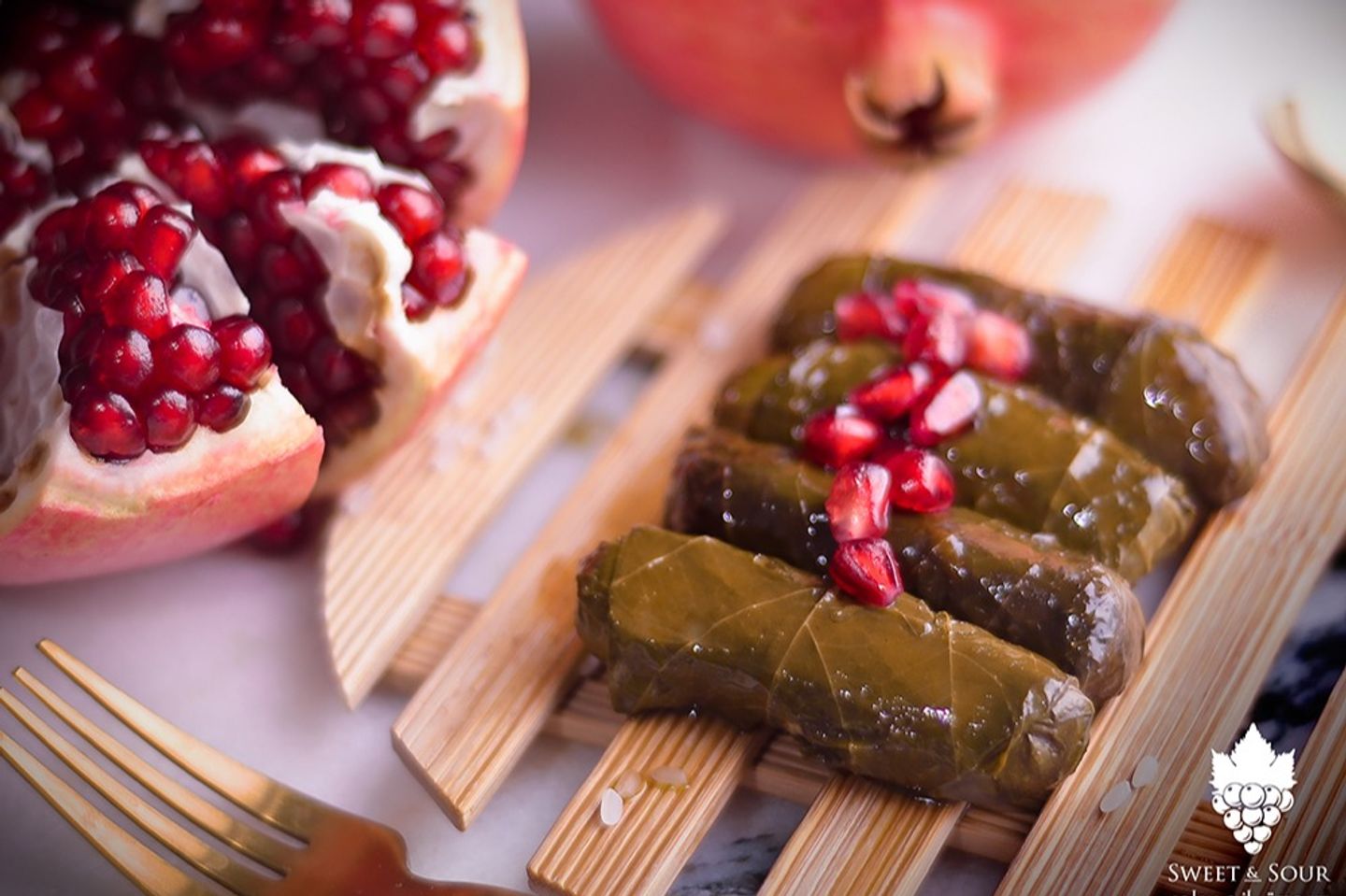 ورق عنب دبس رمان - صغير - ٥ حبة