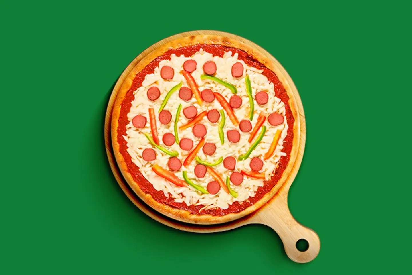 Chicken Franks Pizza - Small
