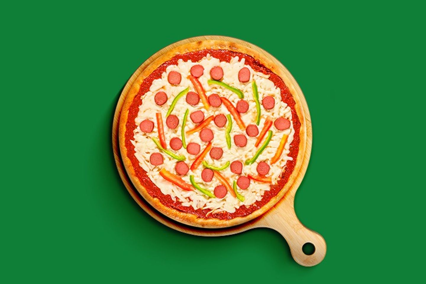 Chicken Franks Pizza - Small