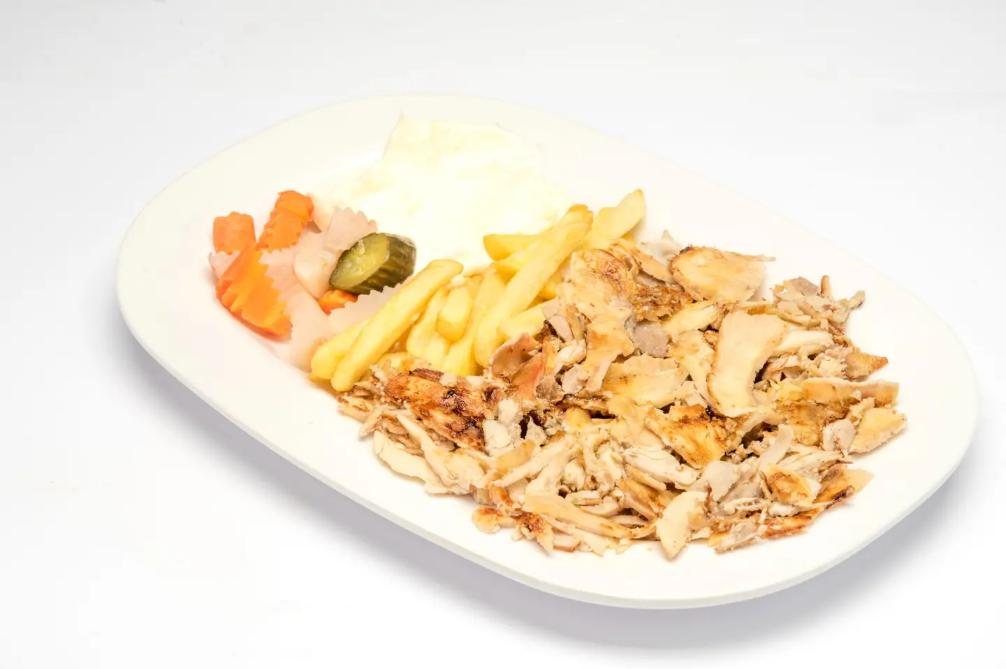 Medium Shawarma Plate - Cheese