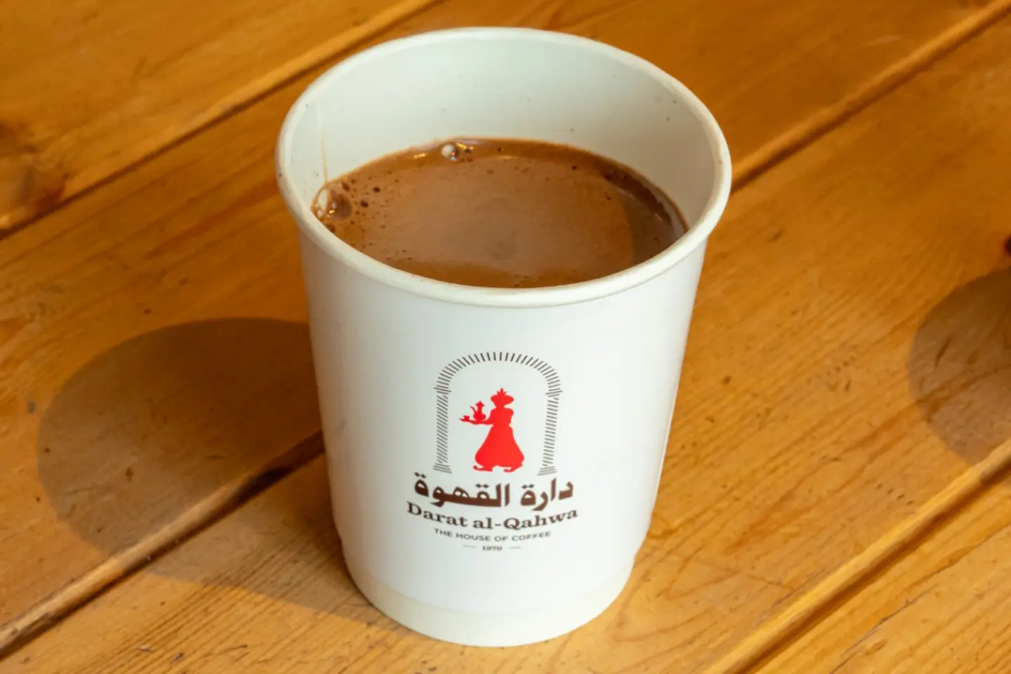 قهوة تركي مع حليب - دبل