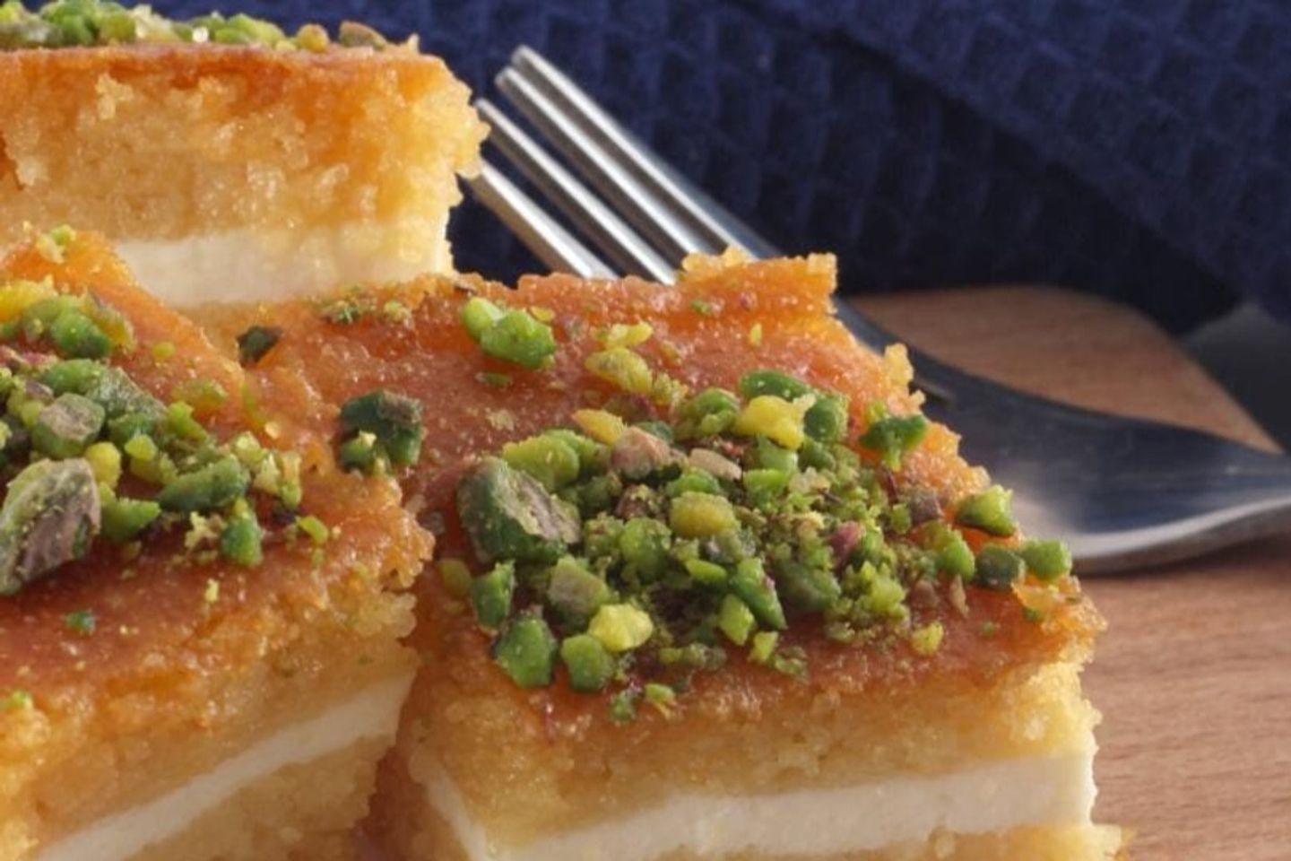 بسبوسة بالقشطة - ربع كيلو