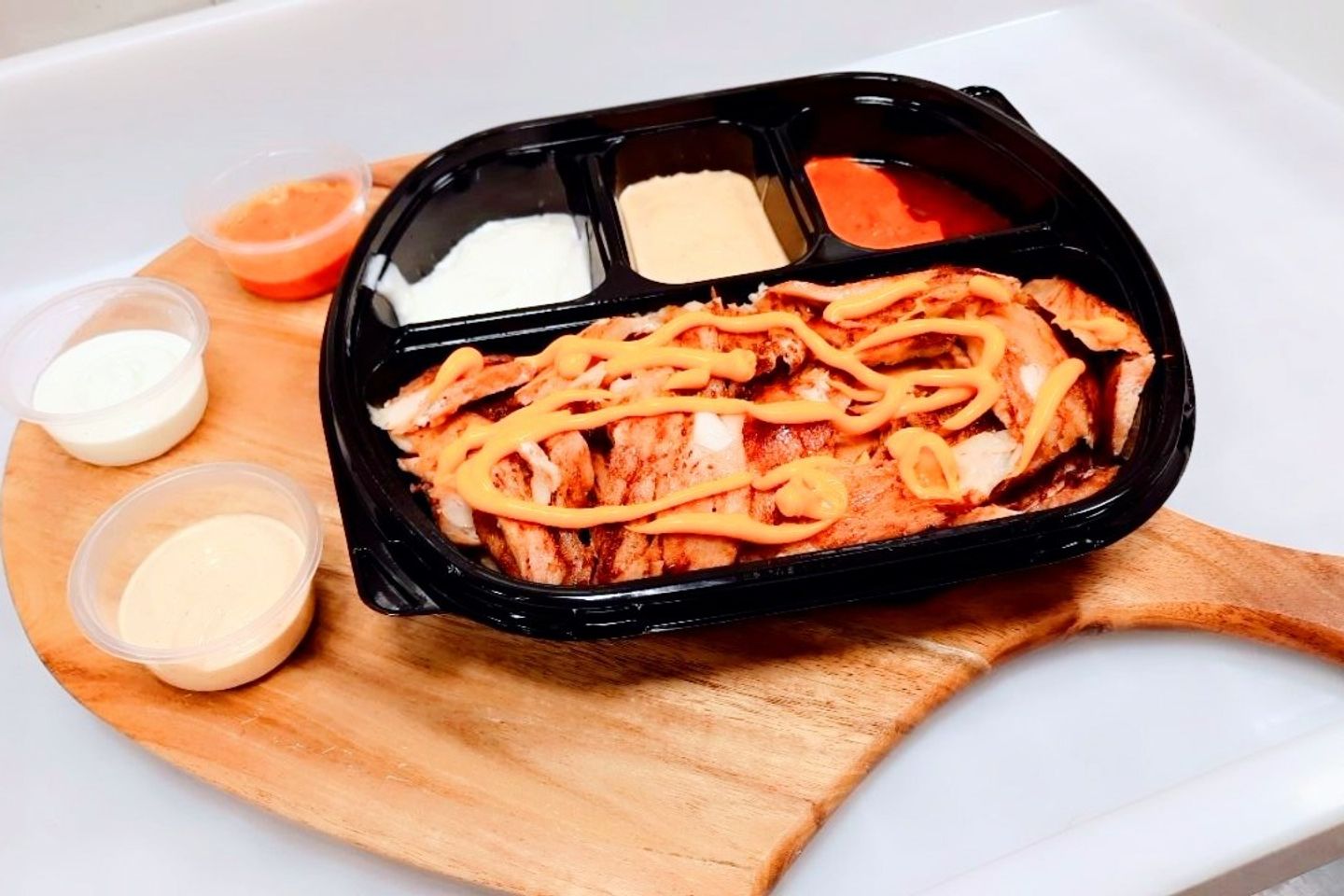 A Plate Of Grated Shawarma - Small