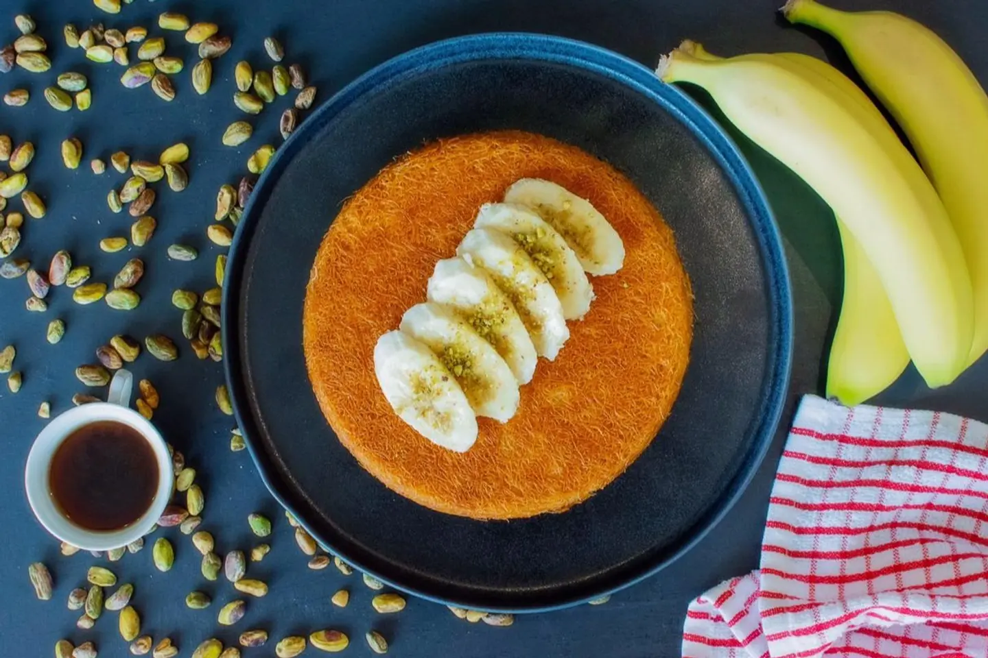 كنافة موز بالقشطة - كبير