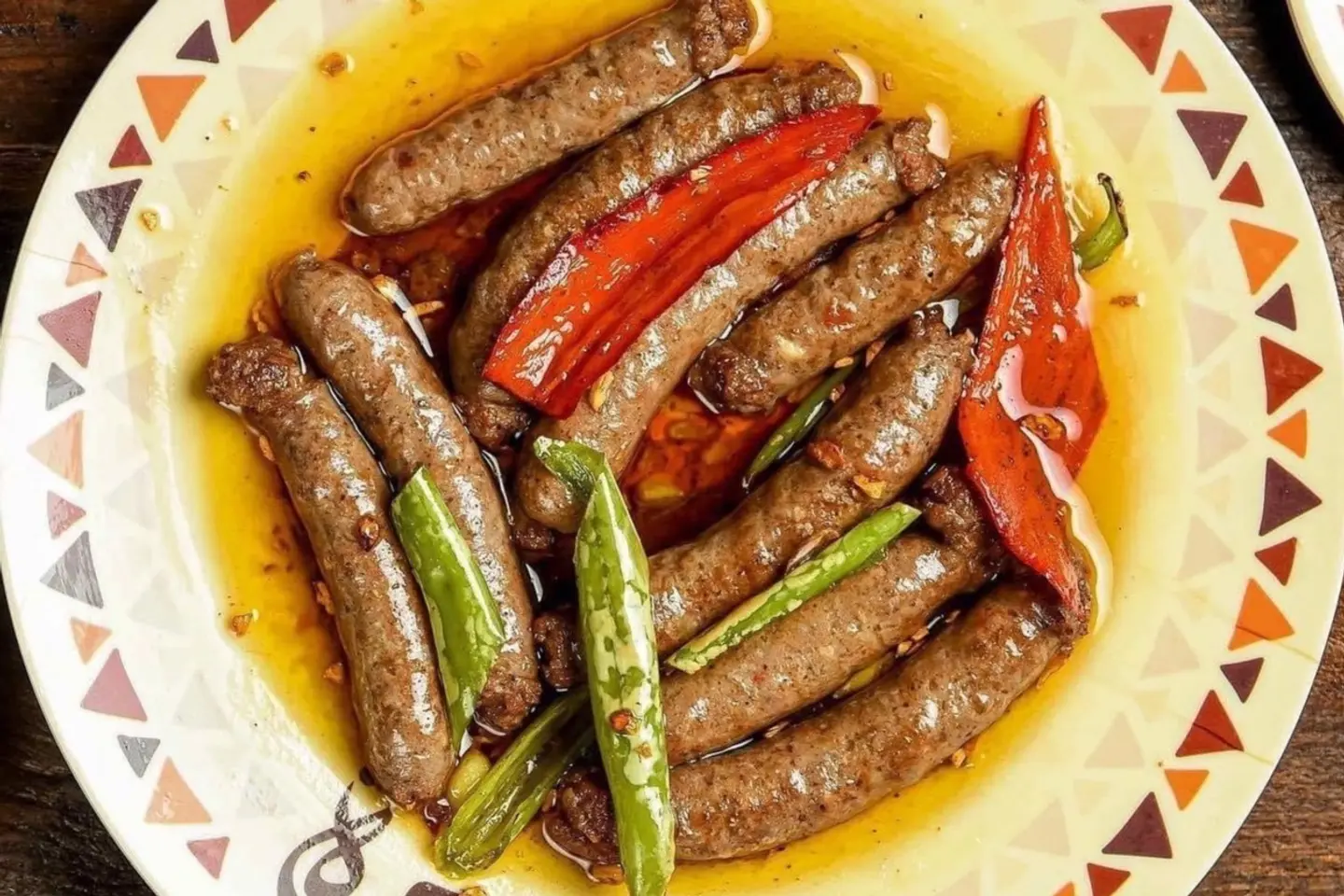 سجق مقلي في اللية الضاني  - صغير