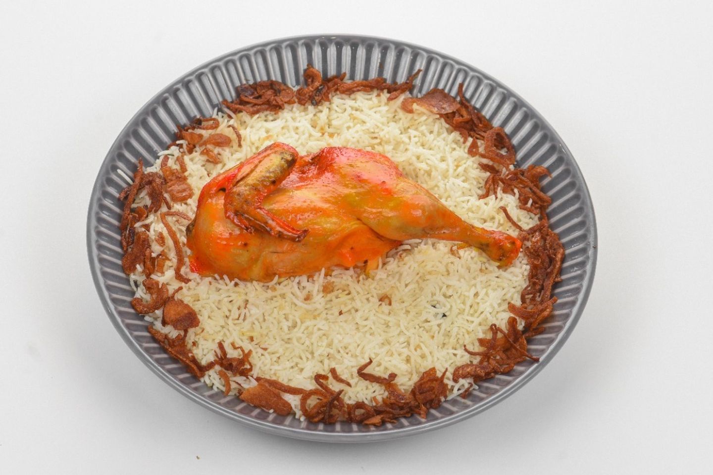 دجاج مندي مع رز مثلوثة - نصف