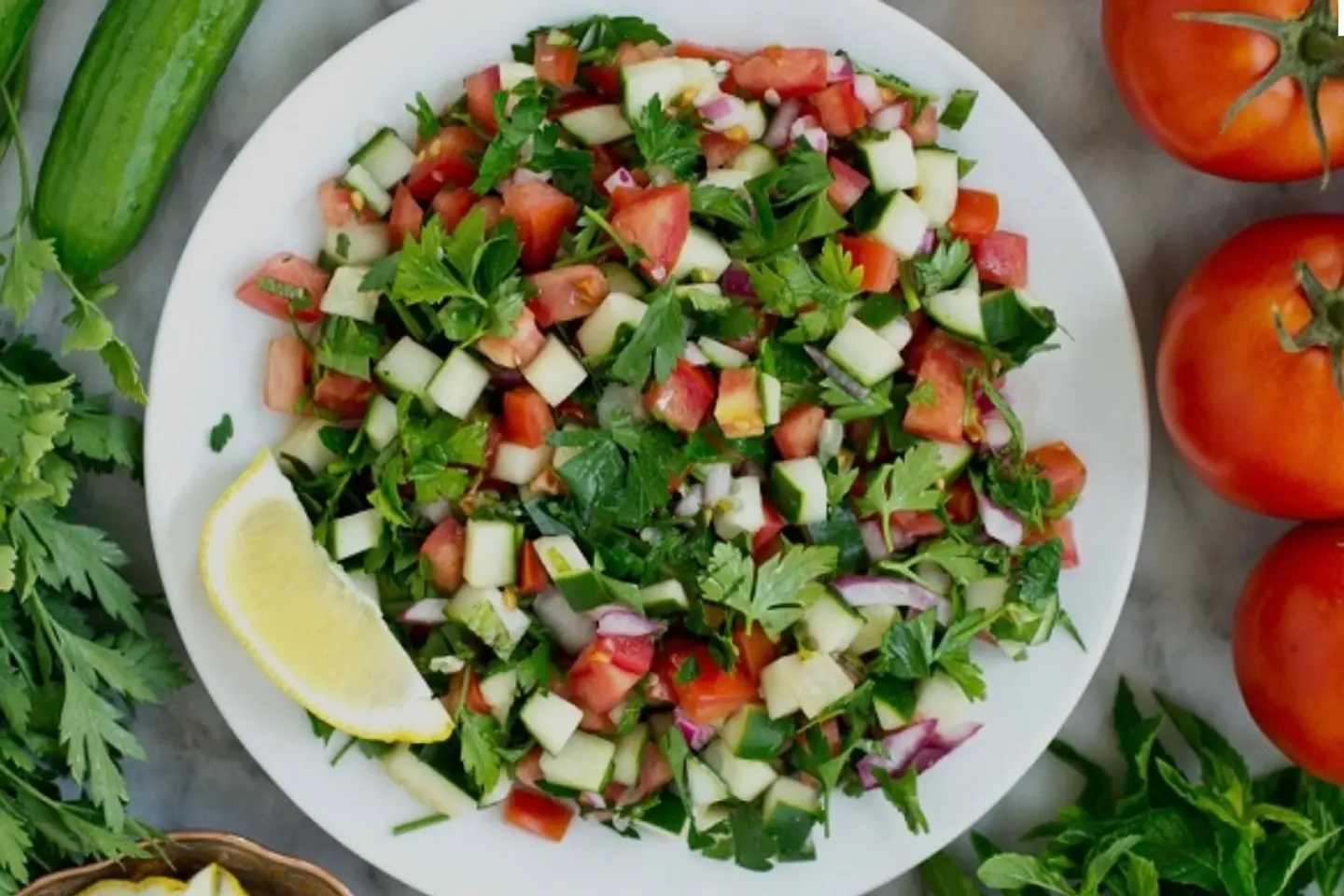 سلطة خضار - صغير