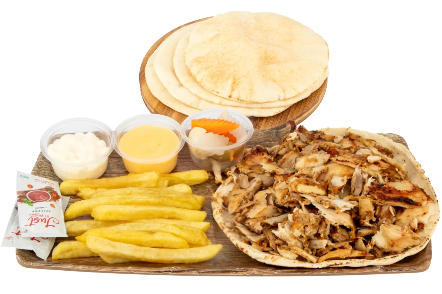 صحن شاورما - عائلي