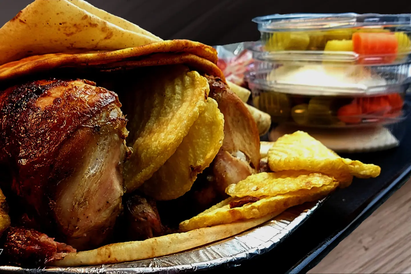 فروج مشوي - نصف فروج مشوي