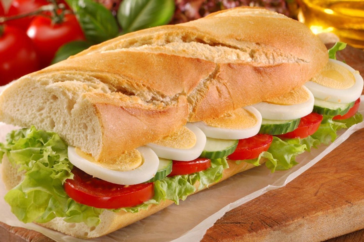 Boiled Egg Sandwich - Without Cheese