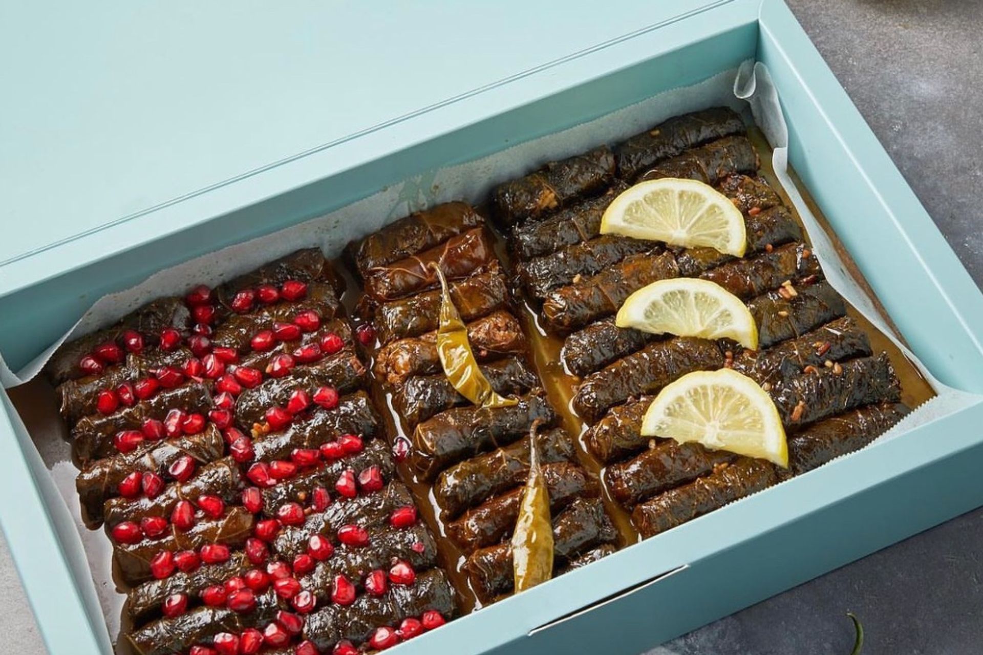 ورق عنب دبس رمان - صغير