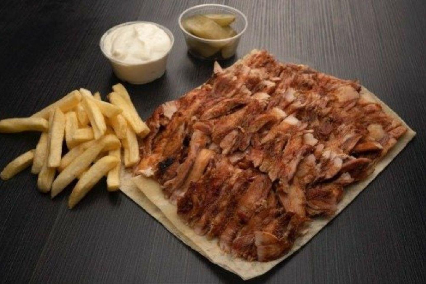 صحن شاورما دجاج  - صغير