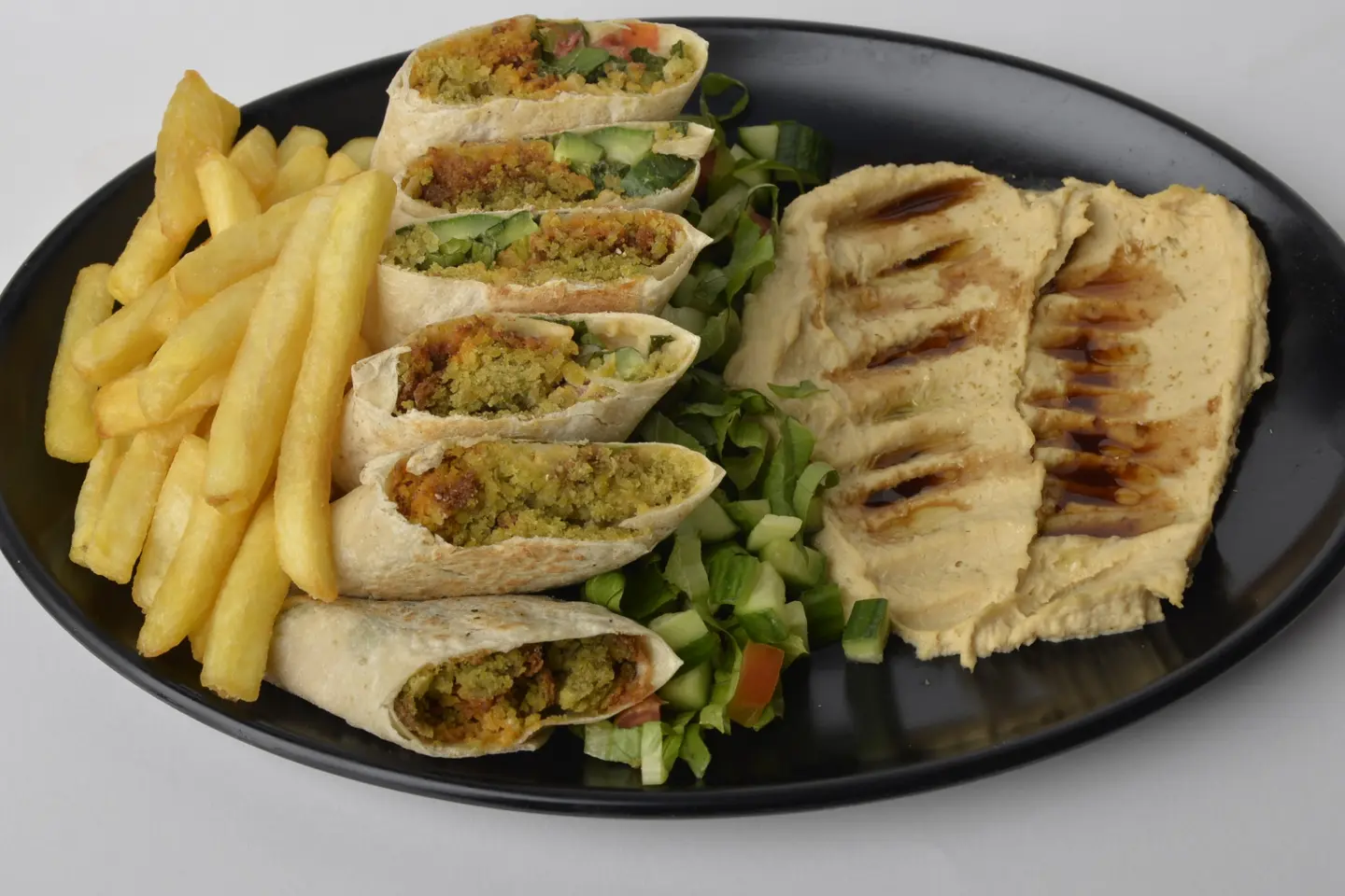 صحن فلافل عربي   - صحن فلافل عربي -صغير